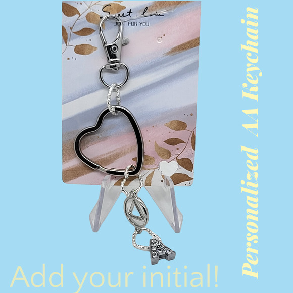 NA Narcotics Anonymous tree of life, gold live your dream keychain! Free goodie - Picture 2 of 3